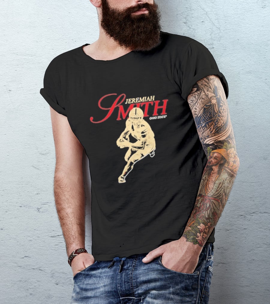 Jeremiah Smith Ohio State Buckeyes Football Athlete T-Shirt