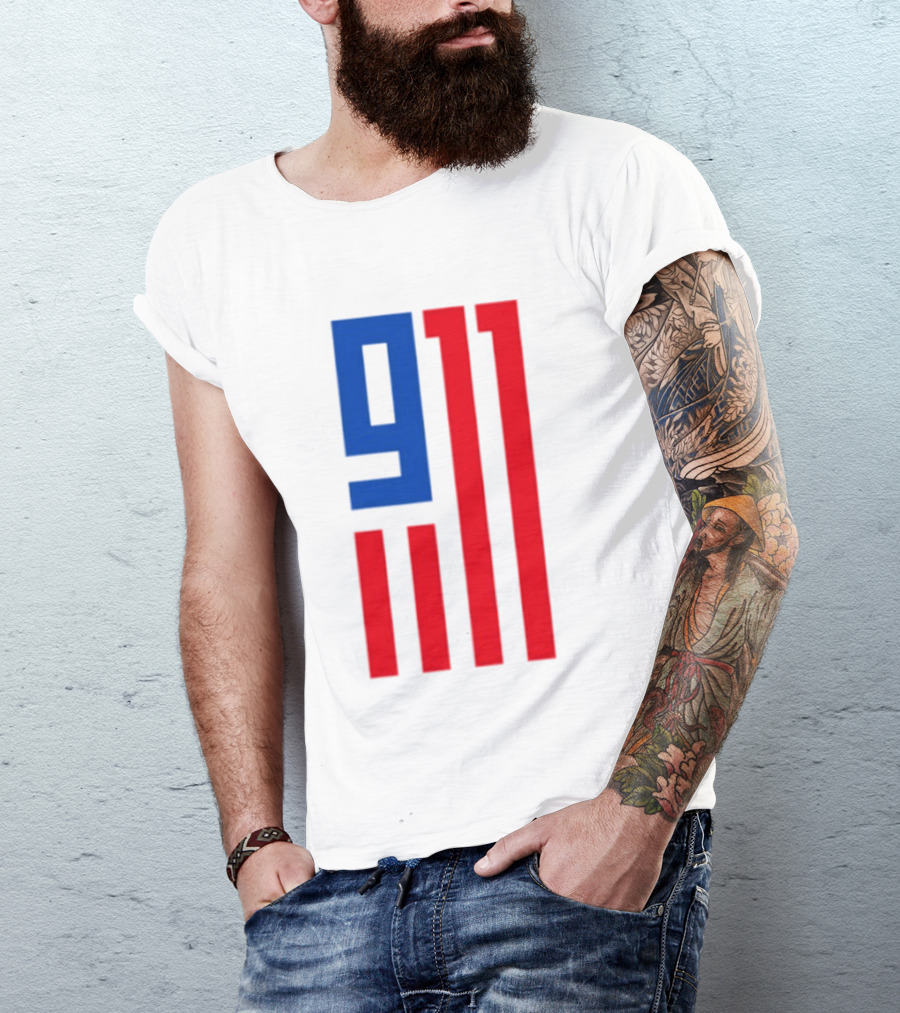 9/11 American Flag USA Patriotic September 11 T-Shirt