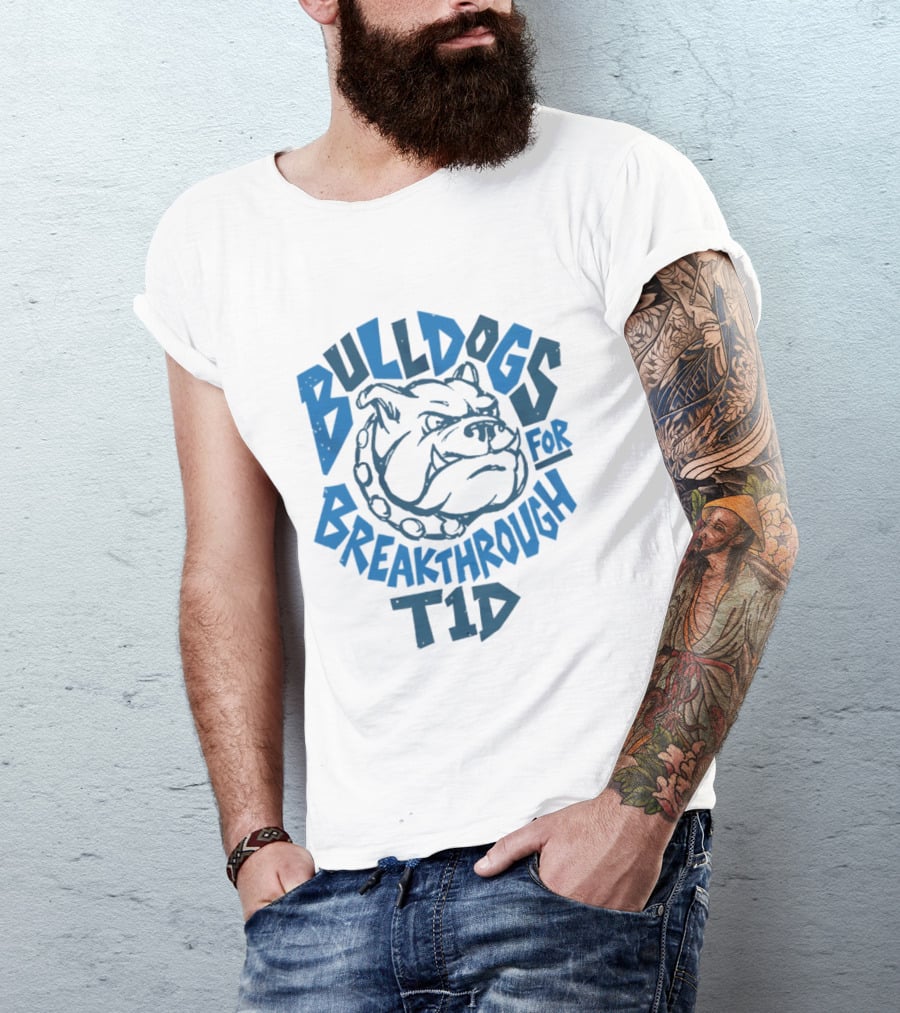 Bulldogs For Breakthrough T1D T-Shirt