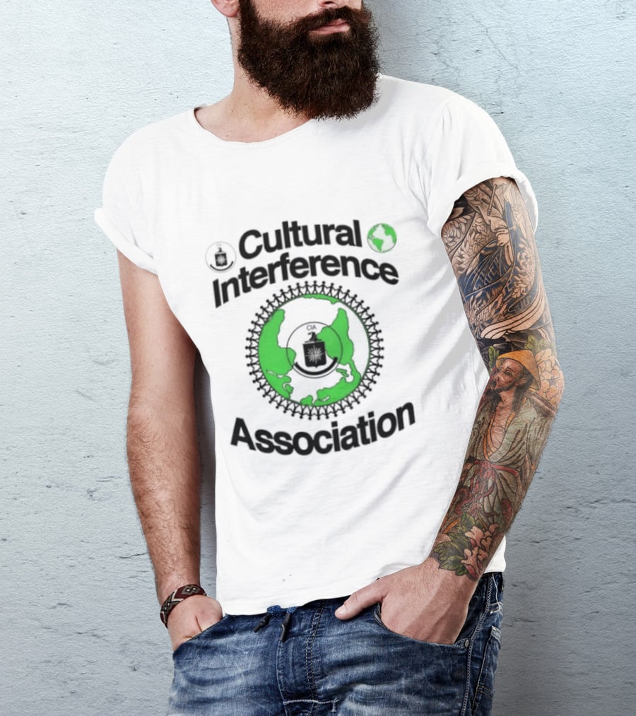 Cultural Interference Association Green Globe T-Shirt