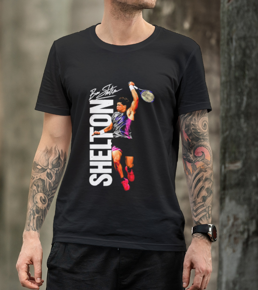 Ben Shelton Tennis Player Signature Art 2026 T-Shirt