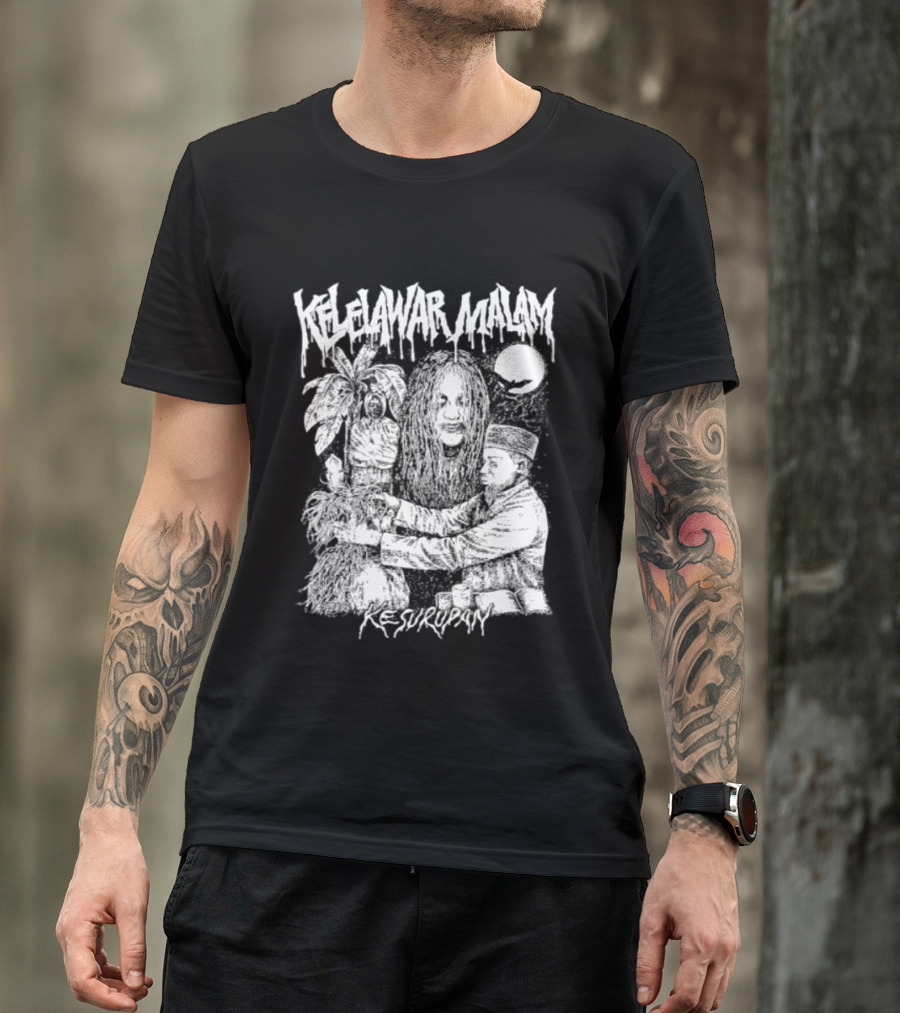 Kelelawar Malam Kesurupan Indonesian Metal Band T-Shirt