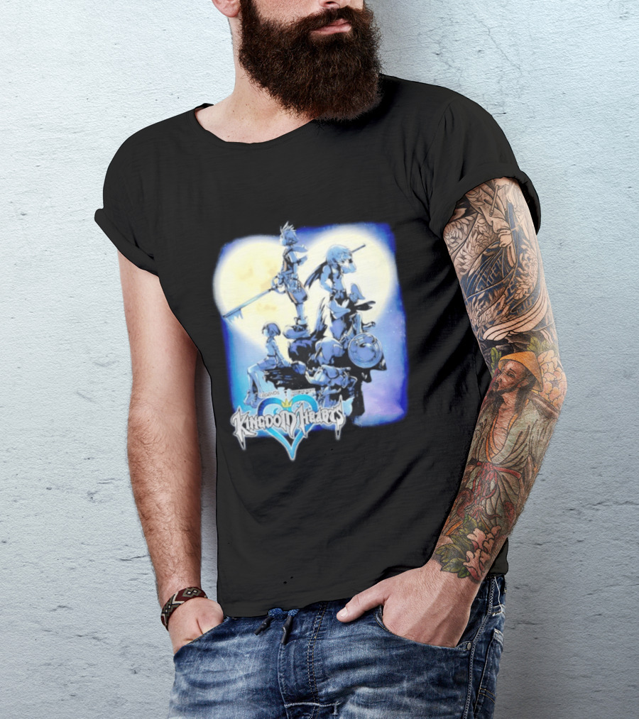 Kingdom Hearts Legends SquareSoft Sora Keyblade Moonlight T-Shirt