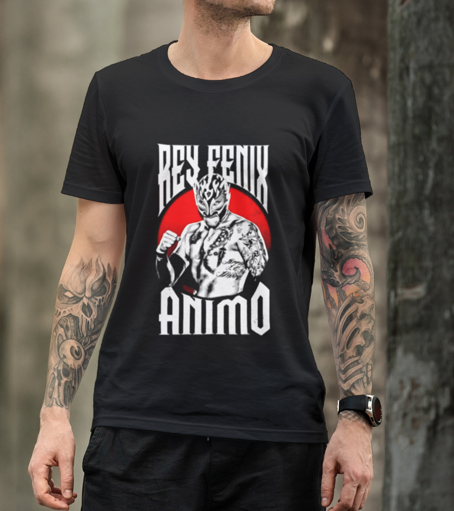 Rey Fenix Animo Lucha Libre AEW Wrestling Masked Fighter T-Shirt
