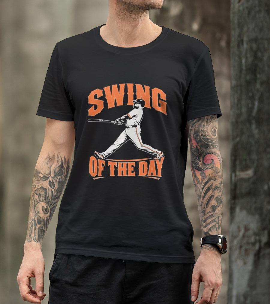 San Francisco Giants 2026 Swing Of The Day Baseball Player T-Shirt