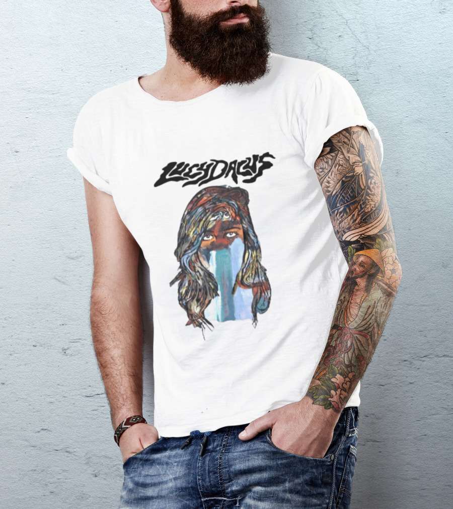 Lucy Dacus Melting Face 34 Length T-Shirt