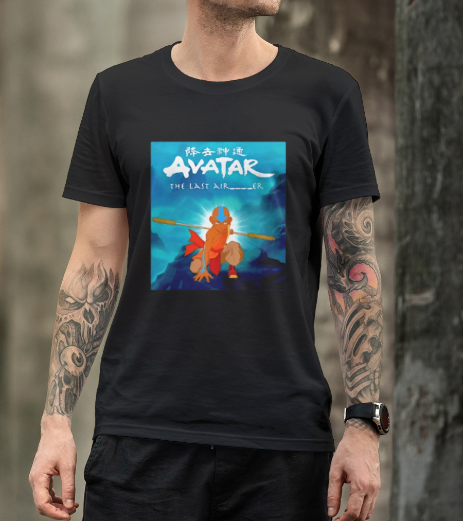 Avatar The Last Airbender Aang Nickelodeon Japanese T-Shirt