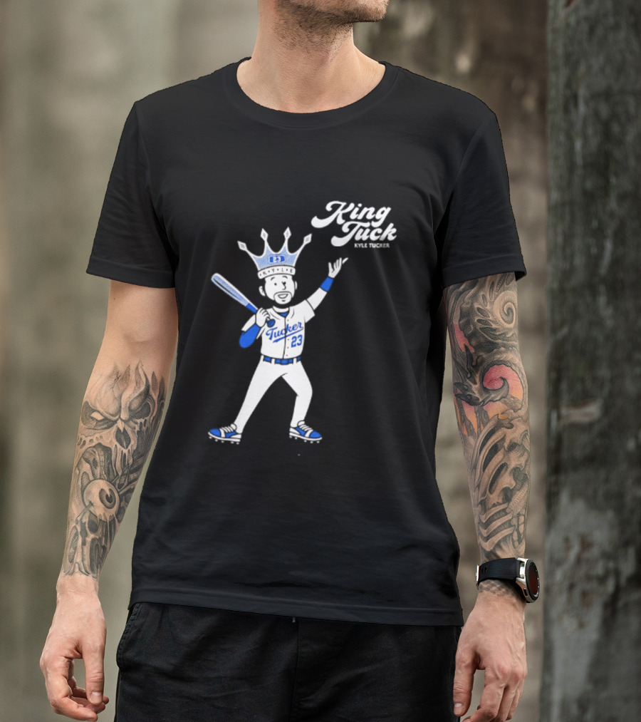 King Tuck Kyle Tucker 23 Baseball Crown And Bat T-Shirt