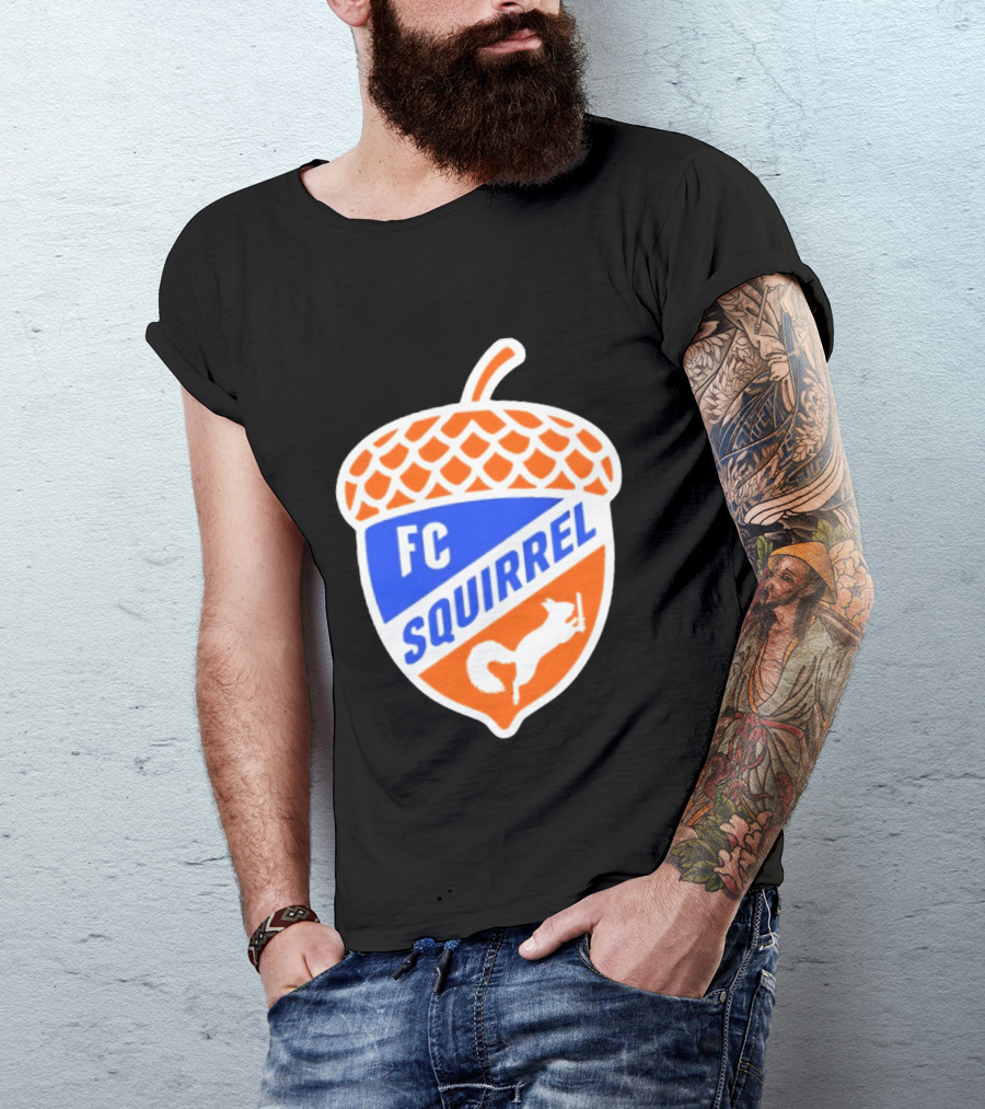 FC Squirrel Acorn Crest Cincinnati Soccer T-Shirt