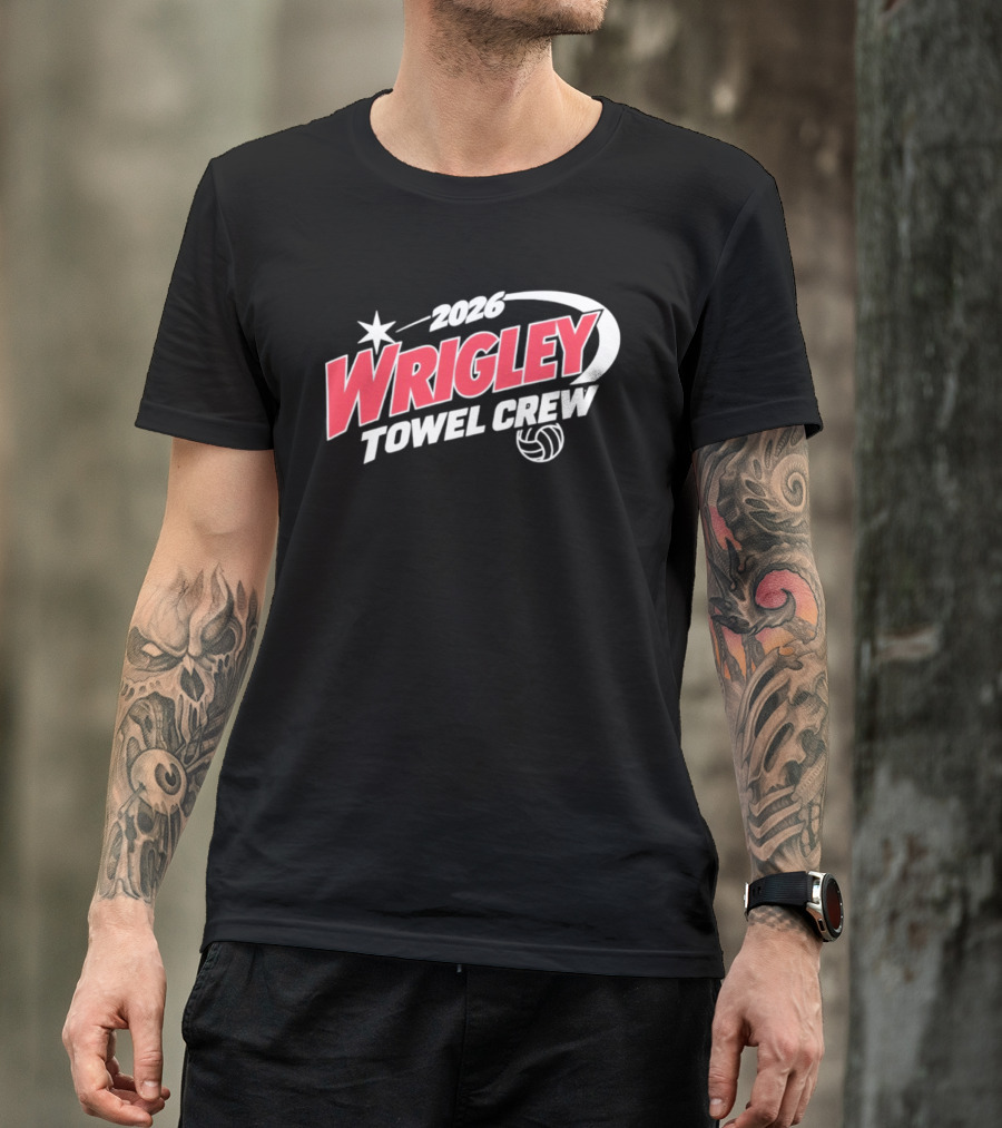 2026 Wrigley Towel Crew Volleyball Nebraska T-Shirt