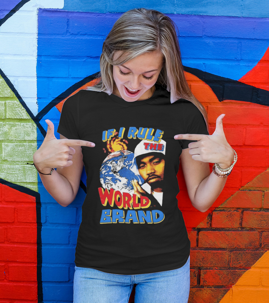 Nas If I Rule The World Hip Hop Earth Brand T-Shirt