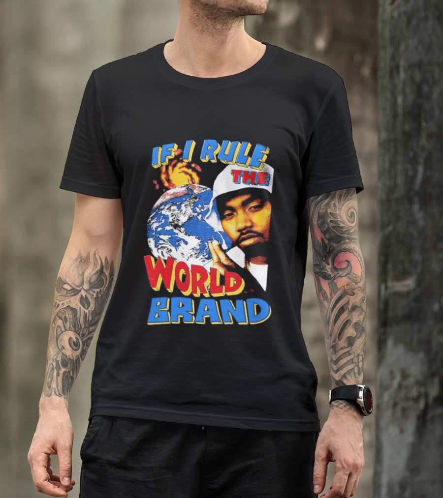 Nas If I Rule The World Hip Hop Earth Brand T-Shirt