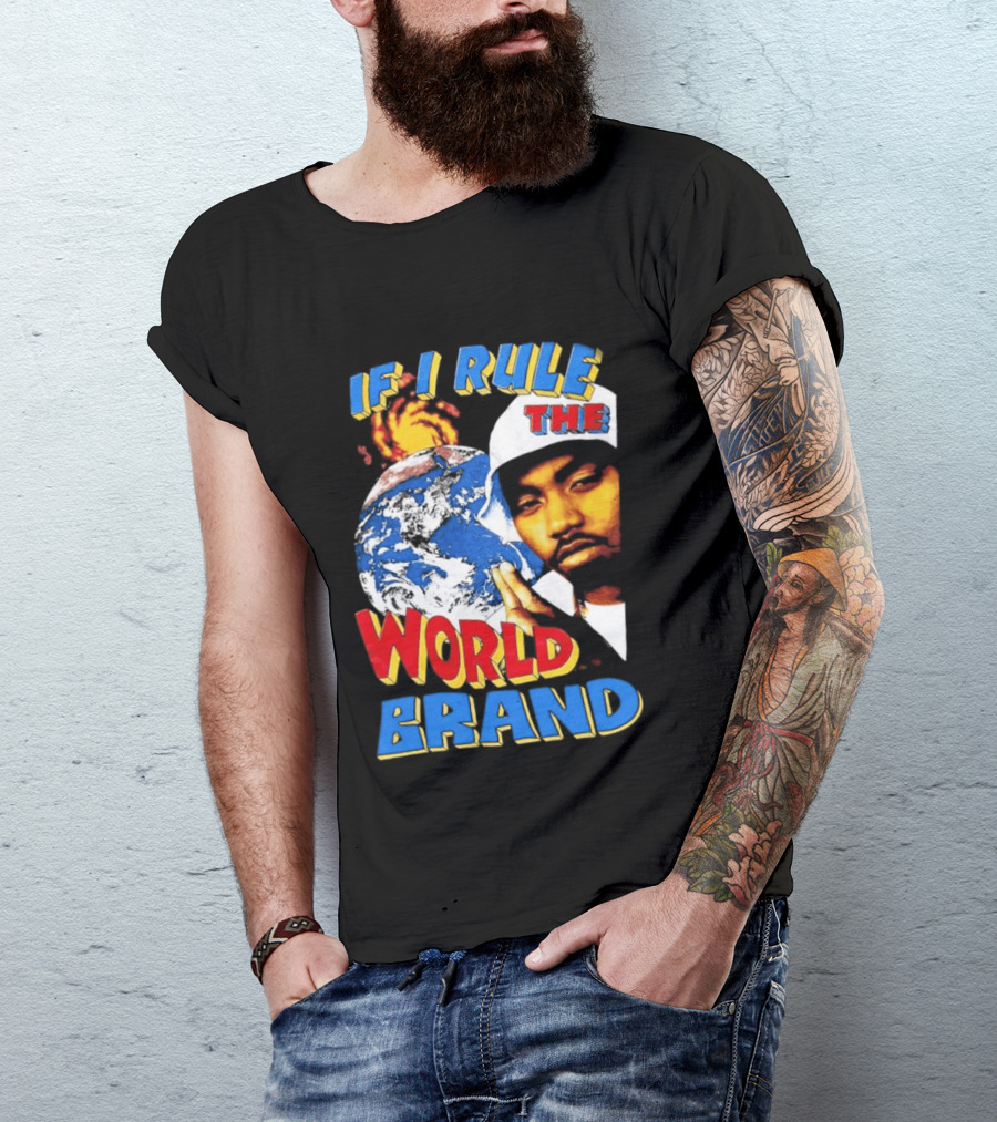 Nas If I Rule The World Hip Hop Earth Brand T-Shirt