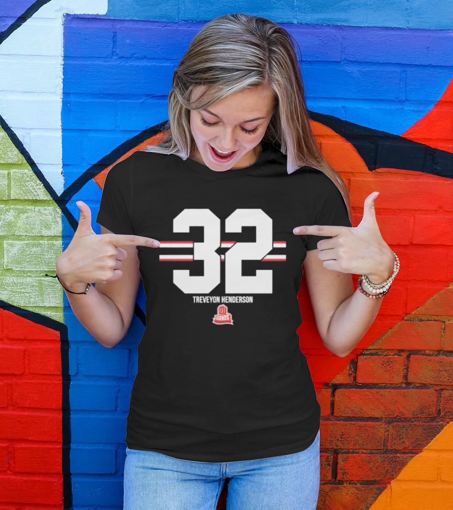 TreVeyon Henderson 32 Ohio State Buckeyes Legends T-Shirt
