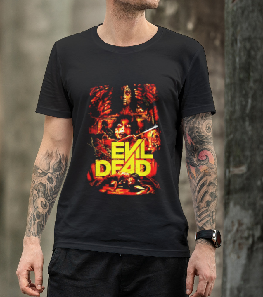 Evil Dead Classic Horror Movie Sam Raimi Iconic Cult T-Shirt