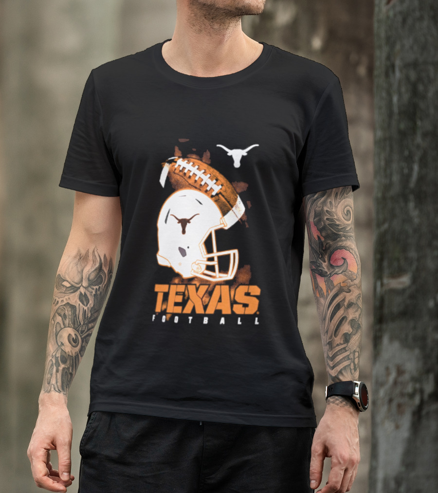 Texas Longhorns Football Helmet Glory NCAA Highlights T-Shirt