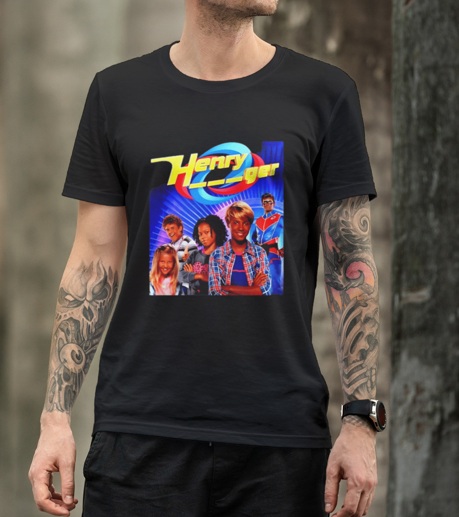 Henry Danger Nickelodeon Kids TV Show Captain Man Superhero Characters T-Shirt