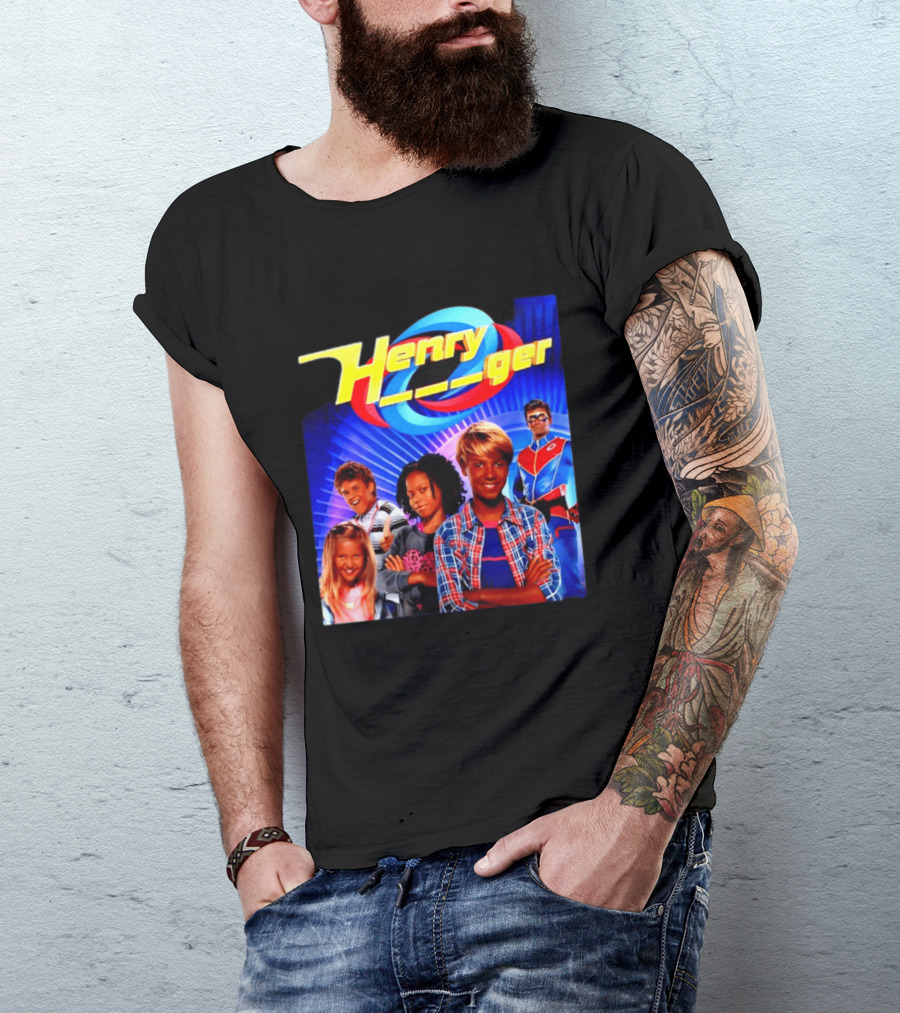Henry Danger Nickelodeon Kids TV Show Captain Man Superhero Characters T-Shirt