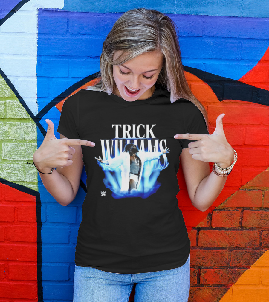 Trick Williams WWE Fur Coat Iconic Entrance T-Shirt