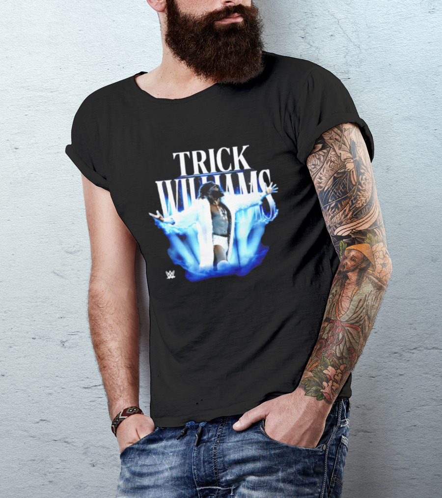 Trick Williams WWE Fur Coat Iconic Entrance T-Shirt