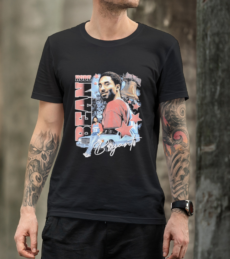 Kobe Bean Bryant Philadelphia Liberty Bell Vintage Style 23 Jersey Retro 76ers T-Shirt