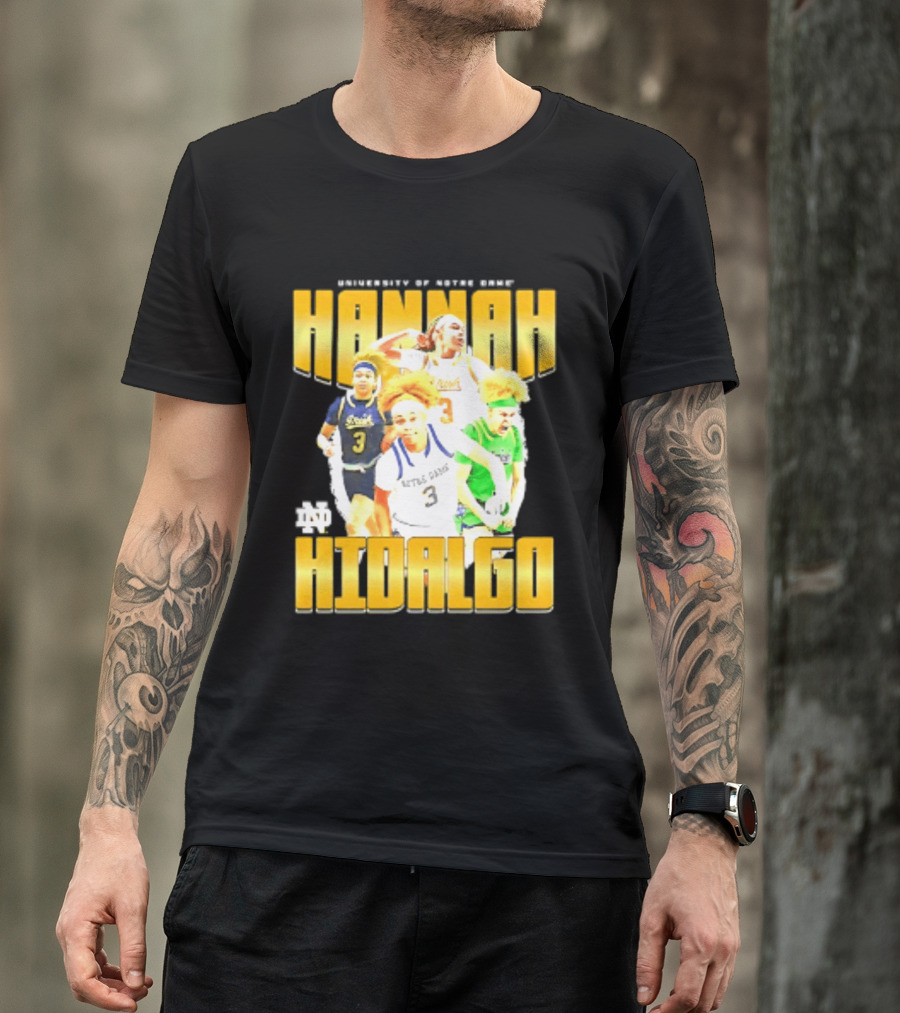 University Of Notre Dame Hannah Hidalgo Ncaa Women's Basketball T-Shirt