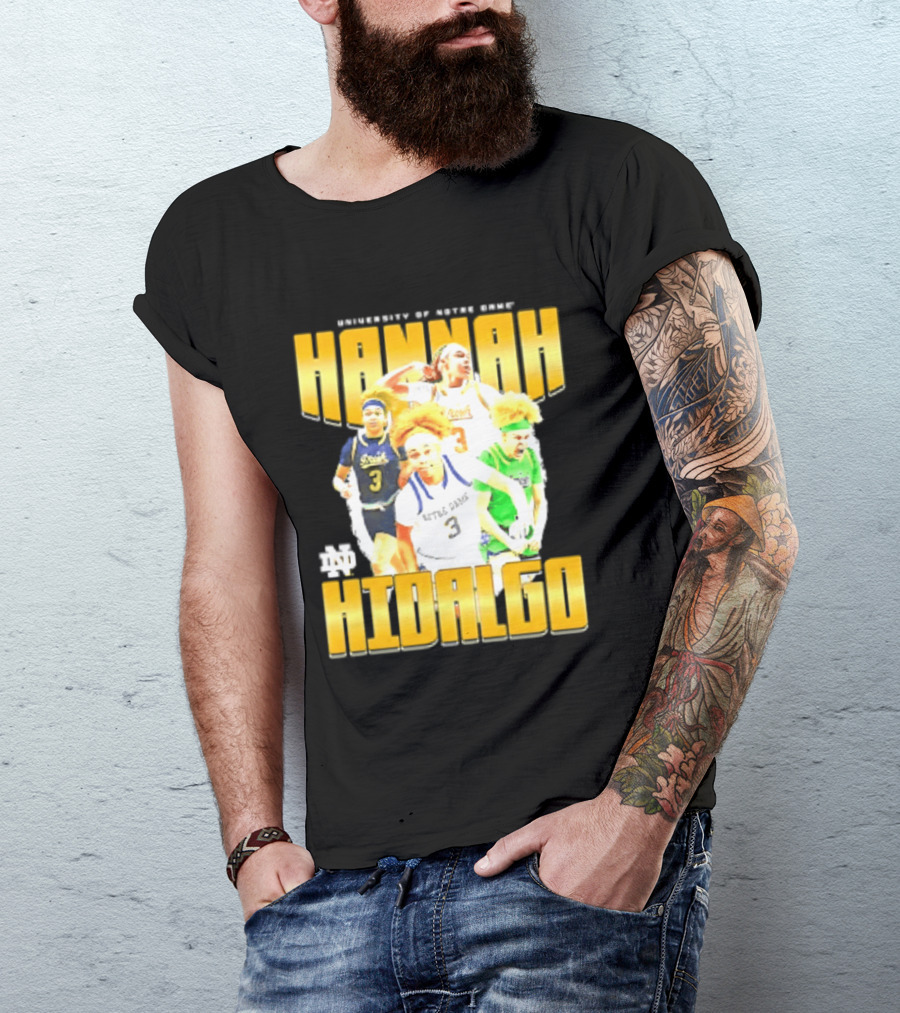 University Of Notre Dame Hannah Hidalgo Ncaa Women's Basketball T-Shirt