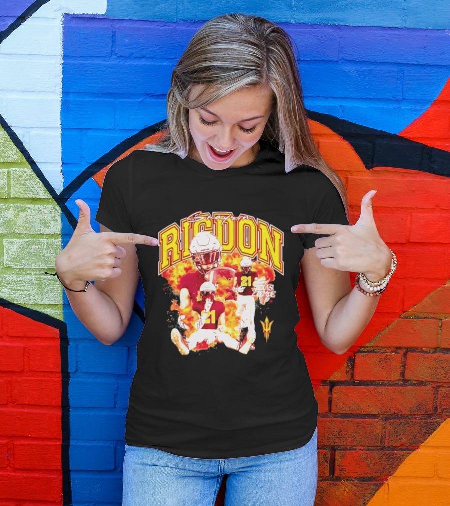 Grayson Rigdon 21 Arizona State Texas Tempe Football Player T-Shirt