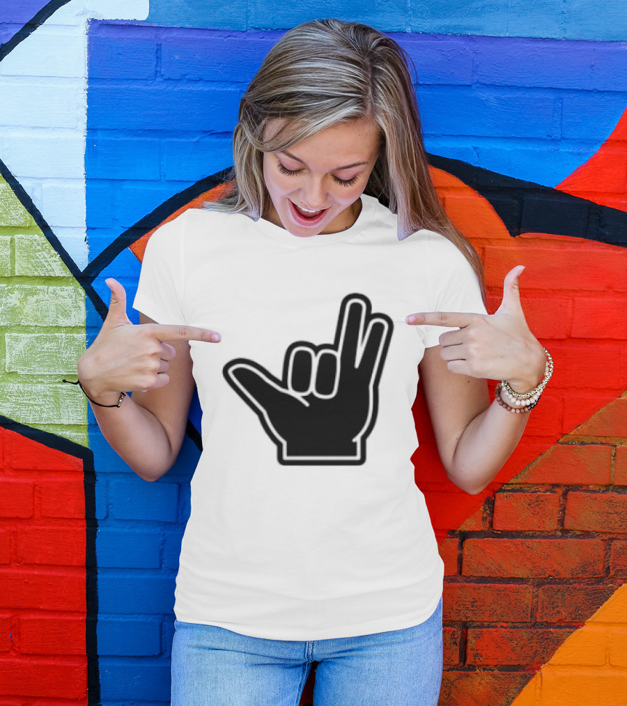 8Ro8 Store Hammajang Shaka Hand Sign Gesture T-Shirt