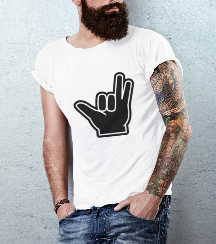 8Ro8 Store Hammajang Shaka Hand Sign Gesture T-Shirt