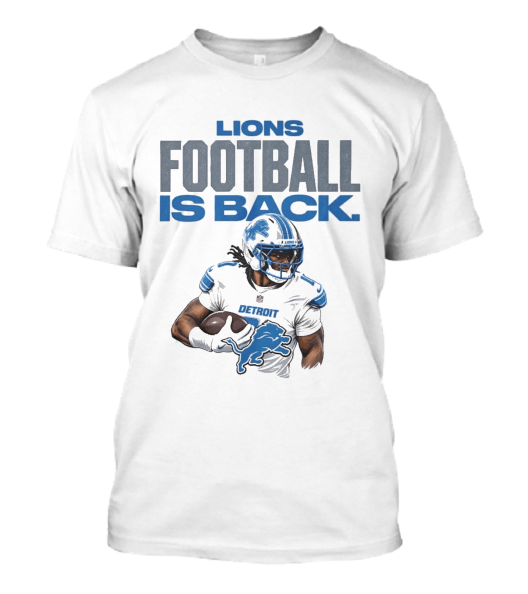 Lions Football Is Back Player Detroit Lions T-Shirt