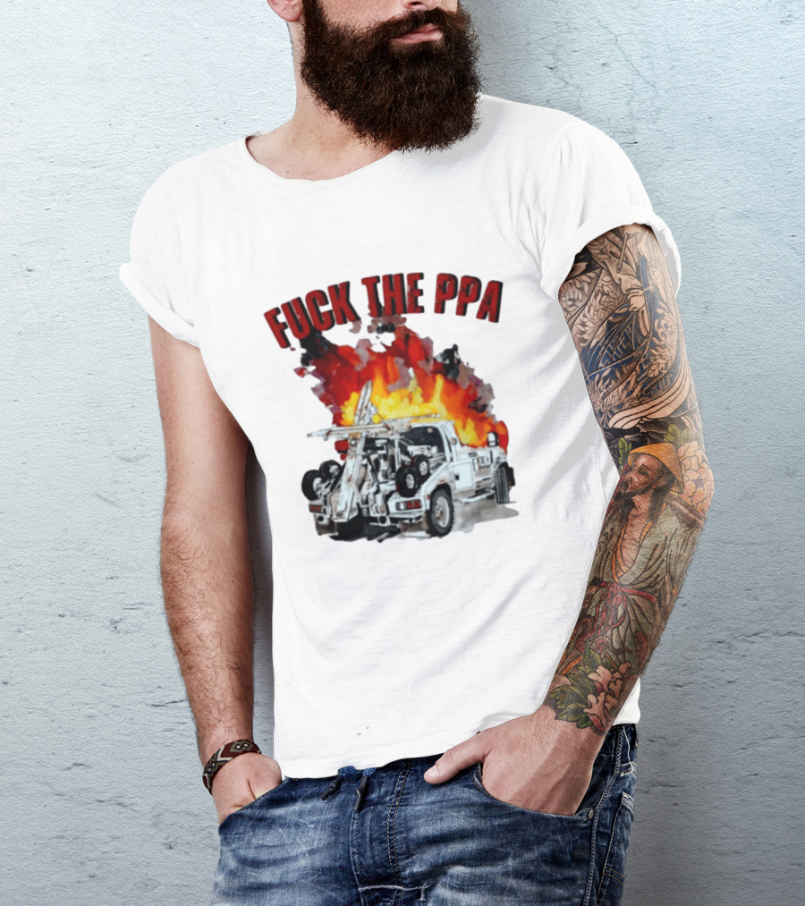 Philadelphia Parking Authority Tow Truck Fire Protest T-Shirt