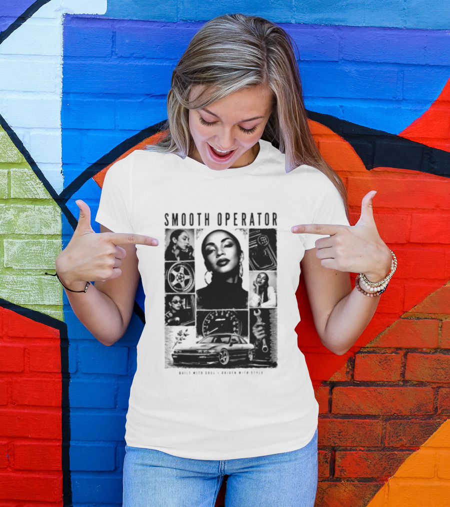 Smooth Operator Built With Soul Driven With Style Vintage Car Icon Retro Look T-Shirt