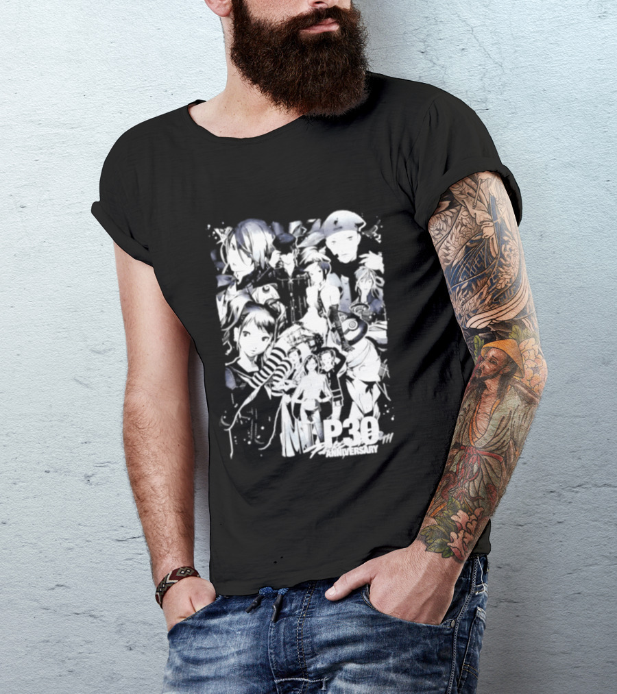 Persona 3 25th Anniversary Anime Characters Celebration T-Shirt