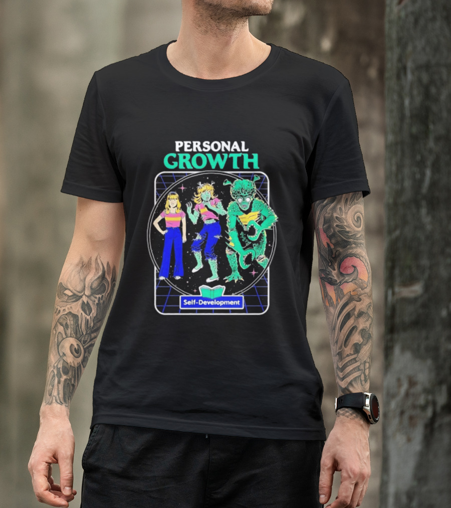 Personal Growth Self Development Alien Transformation Steven Rhodes T-Shirt