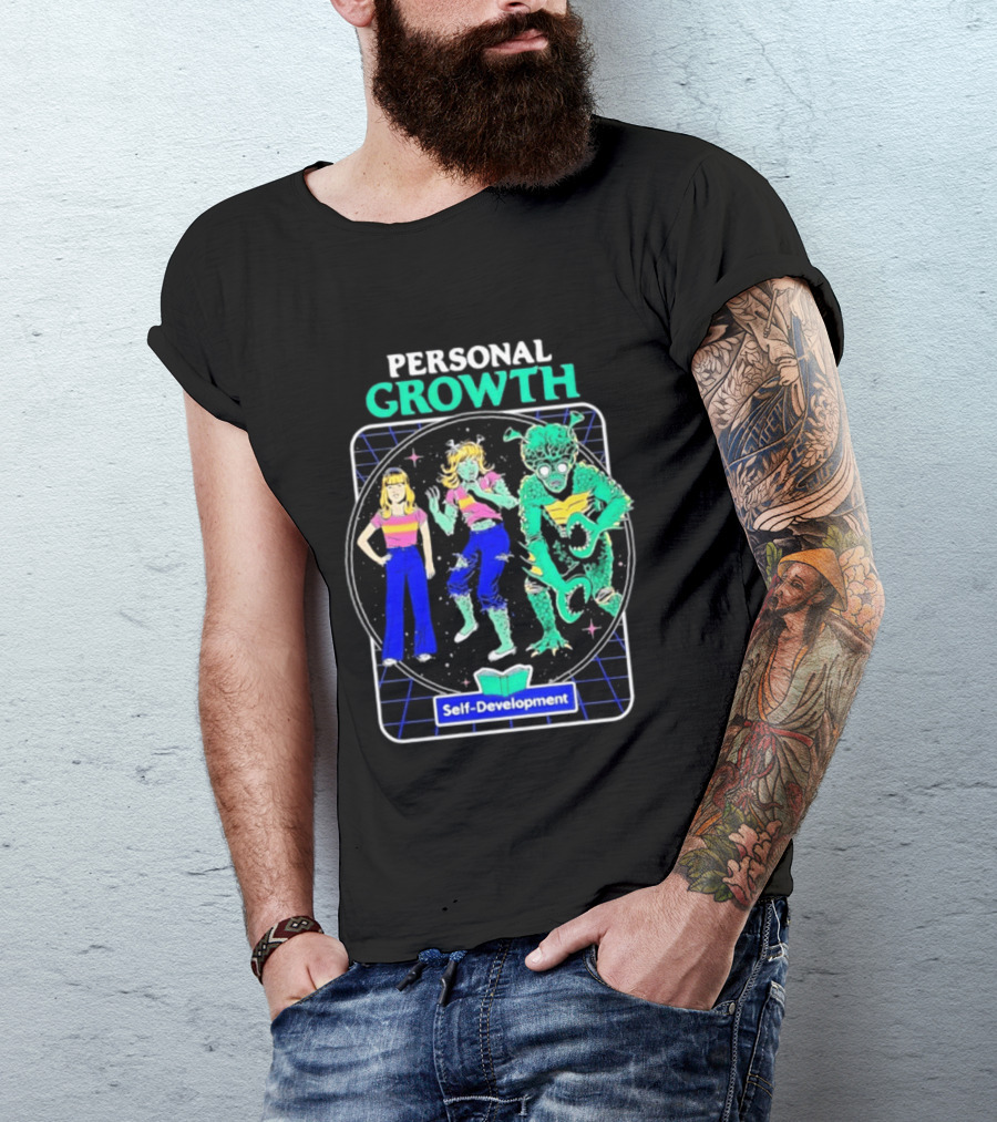 Personal Growth Self Development Alien Transformation Steven Rhodes T-Shirt
