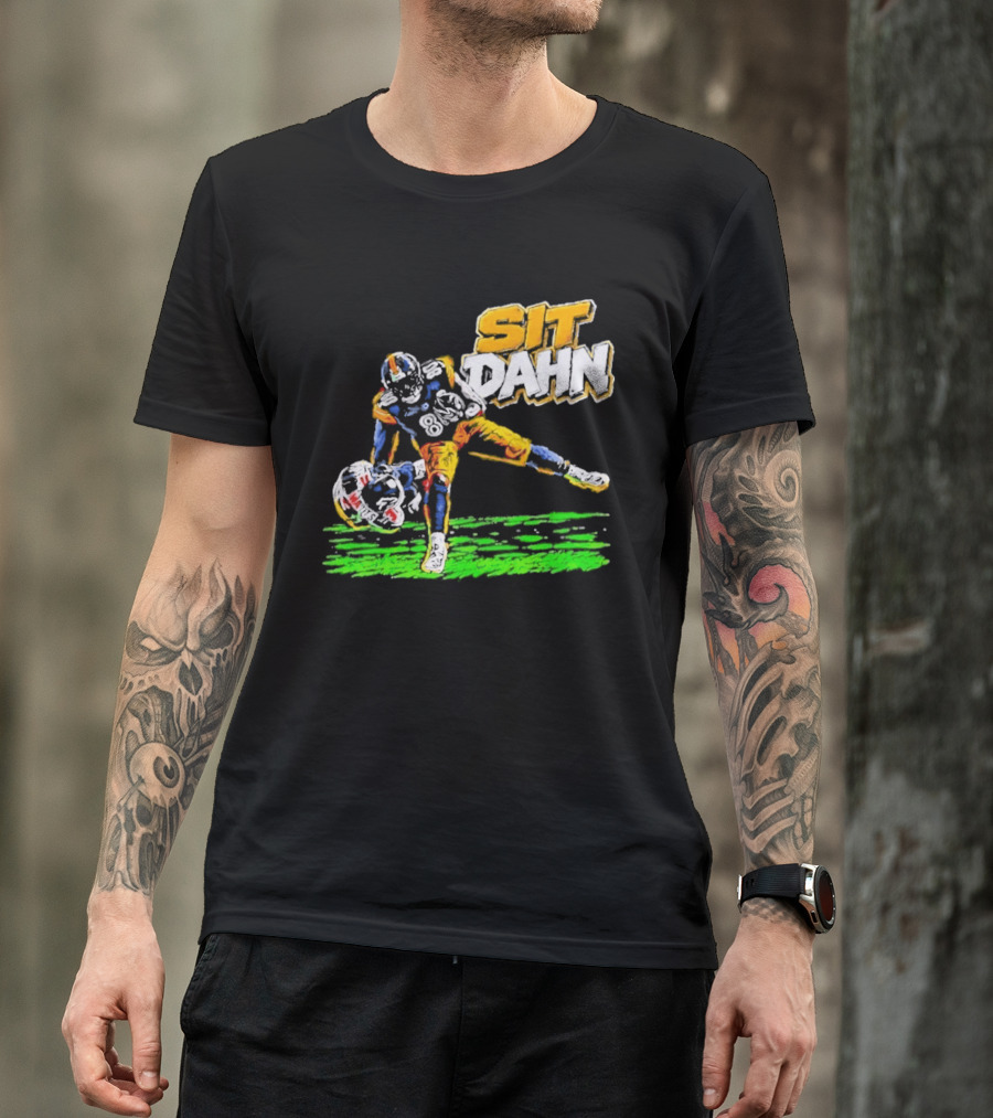 Sit Dahn Pittsburgh Steelers George Pickens 14 Football T-Shirt
