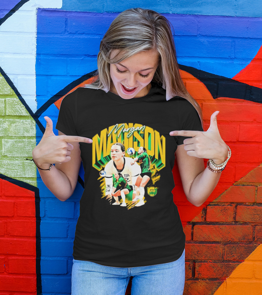 Morgan Madison Baylor Bears Volleyball NCAA Player Action And Team Spirit T-Shirt