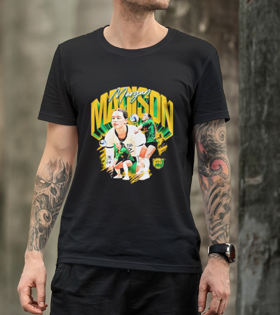Morgan Madison Baylor Bears Volleyball NCAA Player Action And Team Spirit T-Shirt
