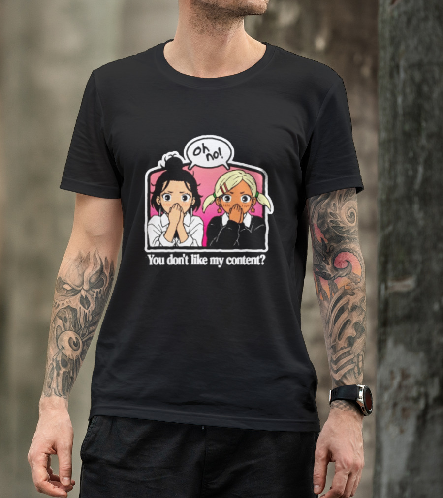 Oh No Muko And Miko Dandadan You Don't Like My Content Anime T-Shirt
