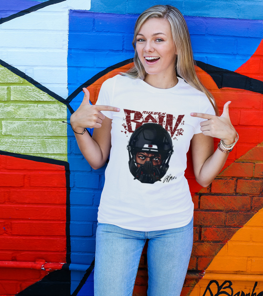 Rueben Bain Jr. Big Head Mask Tampa Bay Buccaneers T-Shirt