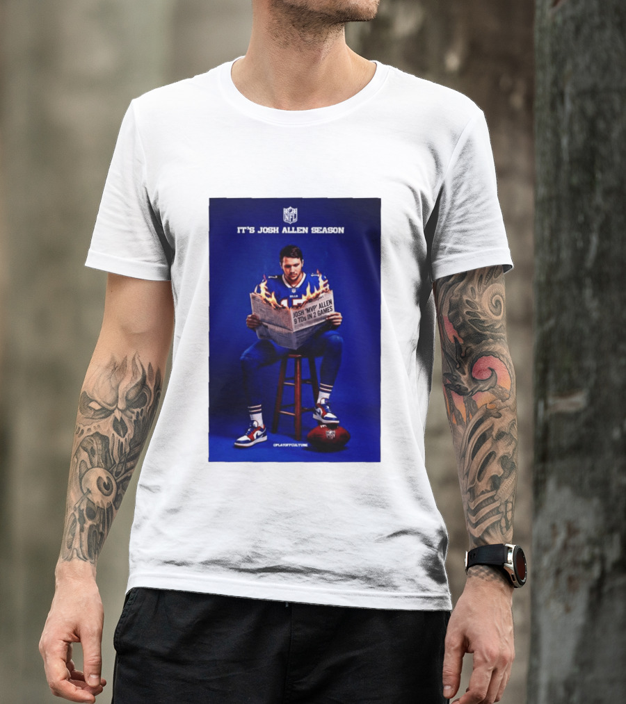 Josh Allen Season Buffalo Bills MVP 9 TDs NFL Football T-Shirt