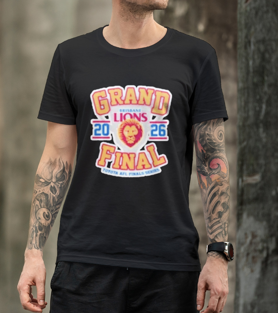 Brisbane Lions 2026 Grand Final Toyota AFL Finals Series T-Shirt