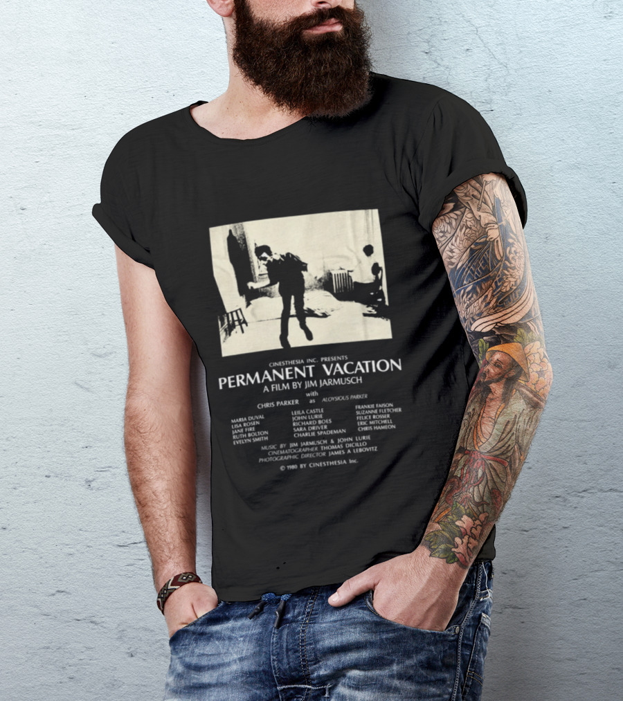 BTS Suga Min Yoongi Chris Parker Jim Jarmusch Permanent Vacation Film T-Shirt
