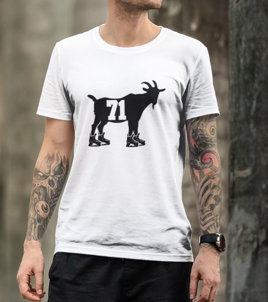 Macklin Celebrini San Jose Sharks GOAT 71 T-Shirt