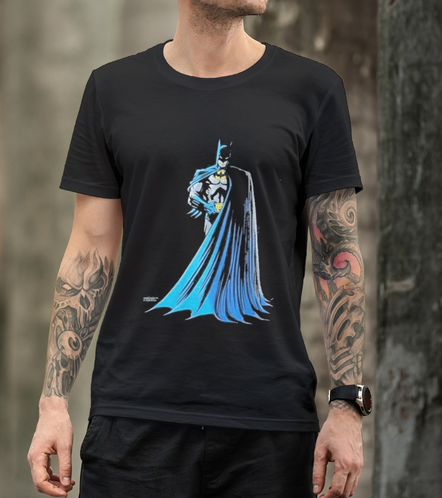 IShowSpeed 1989 Batman DC Comics Blue And Grey Cape T-Shirt