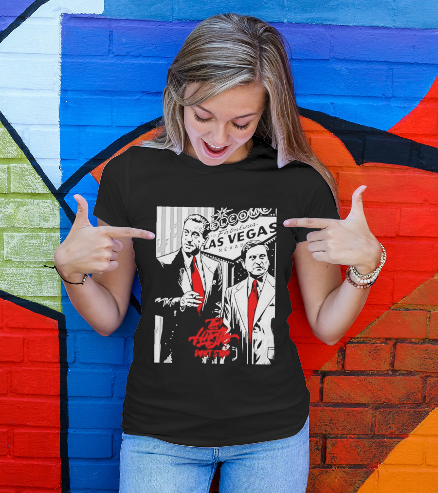 Las Vegas Casino Mobsters Red Tie T-Shirt