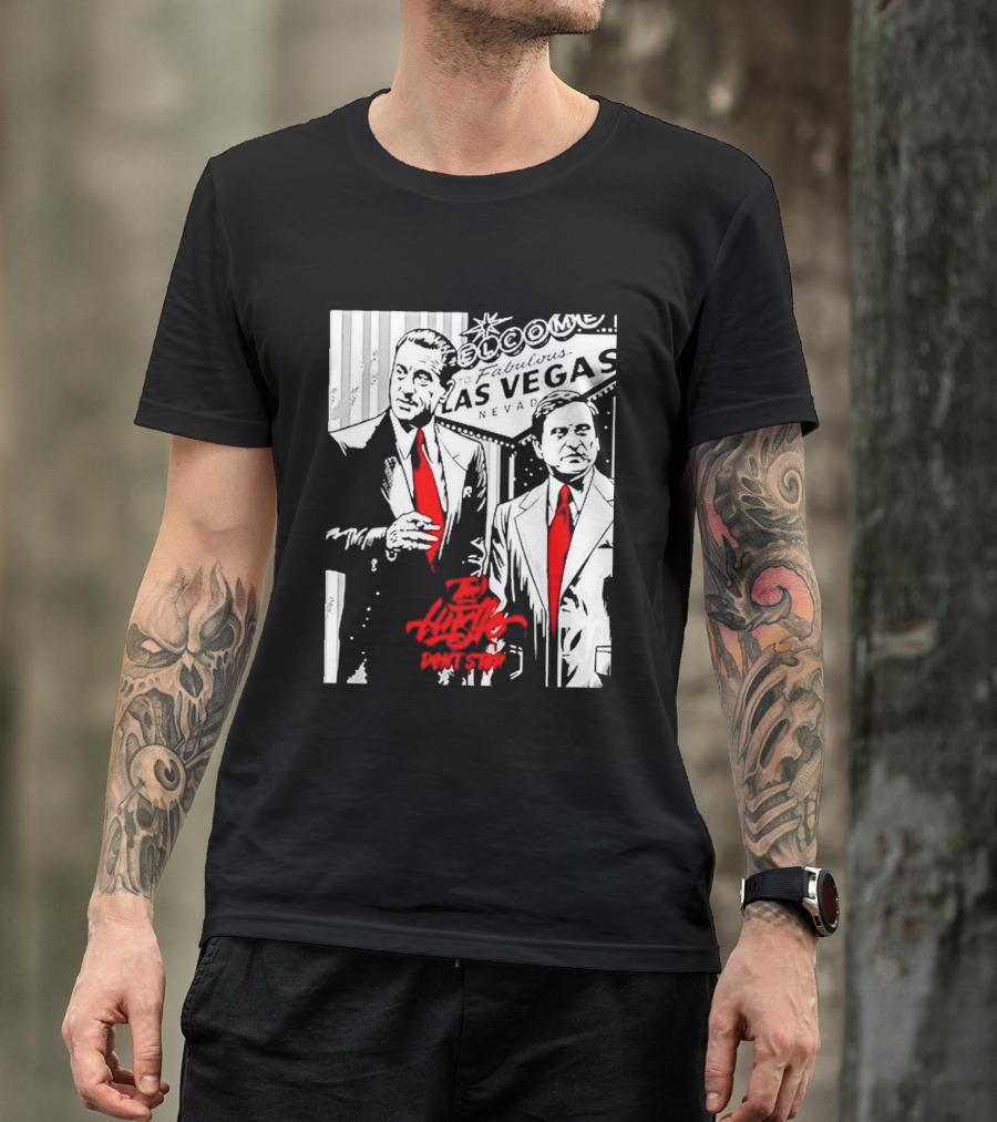 Las Vegas Casino Mobsters Red Tie T-Shirt