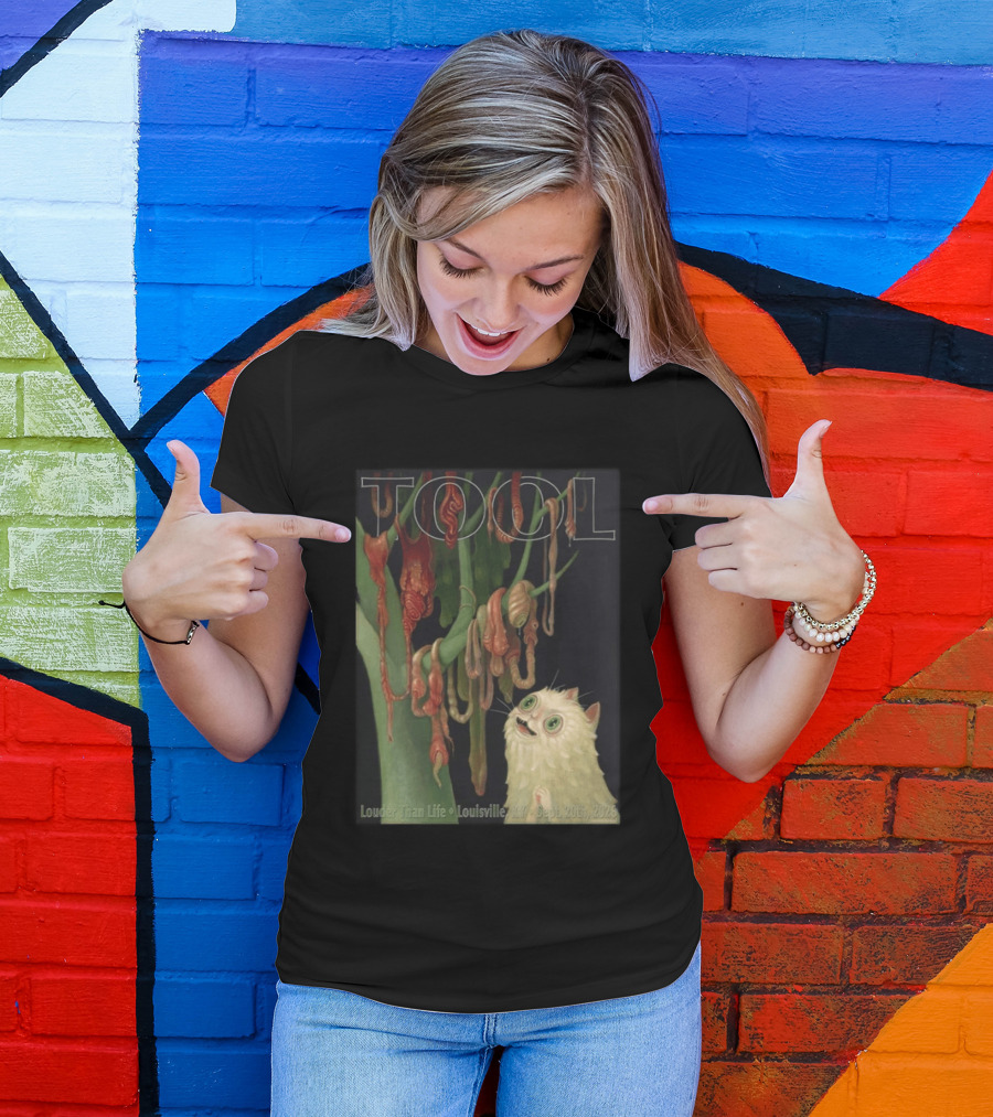 TOOL Louder Than Life Louisville KY Sept 20 2026 Cat T-Shirt