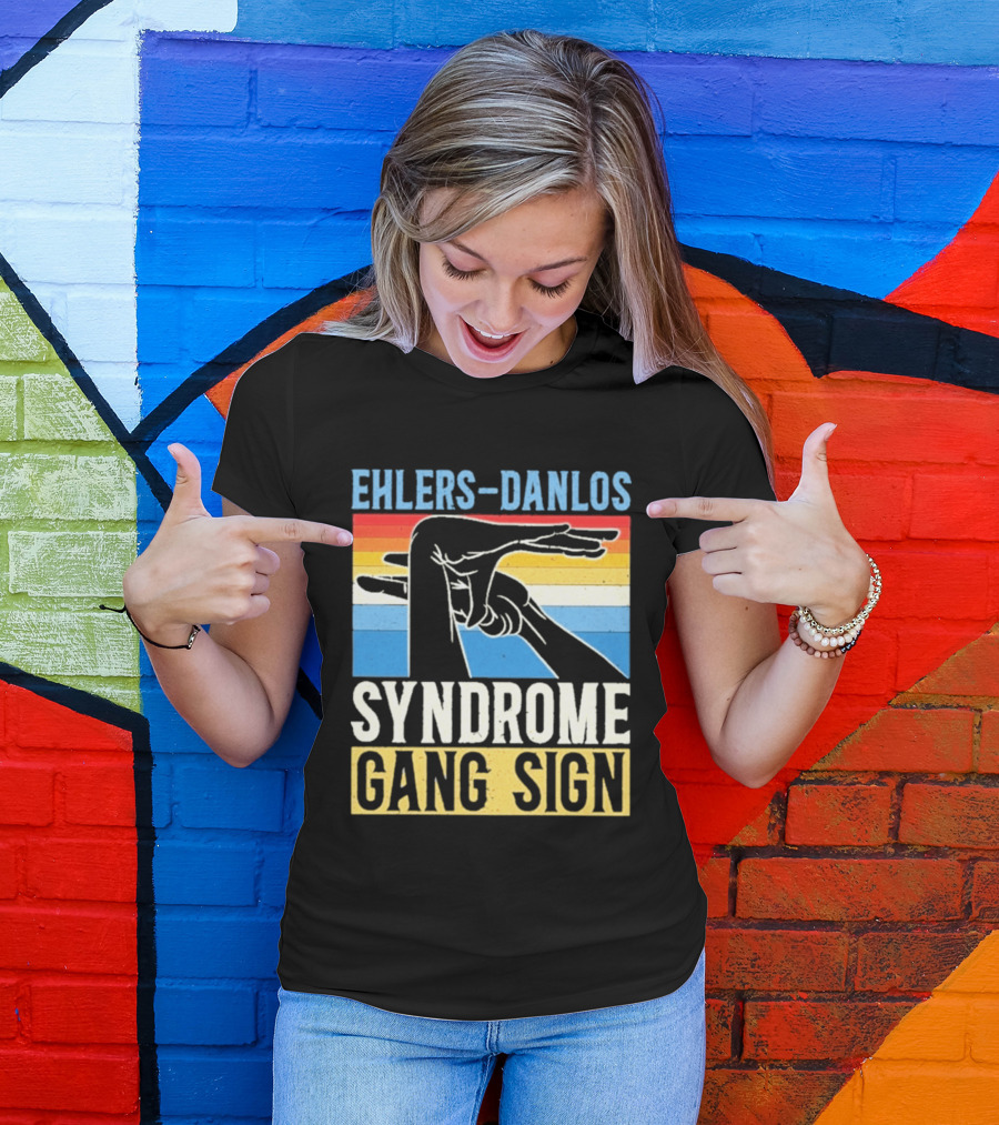 Ehlers Danlos Syndrome Gang Sign T-Shirt